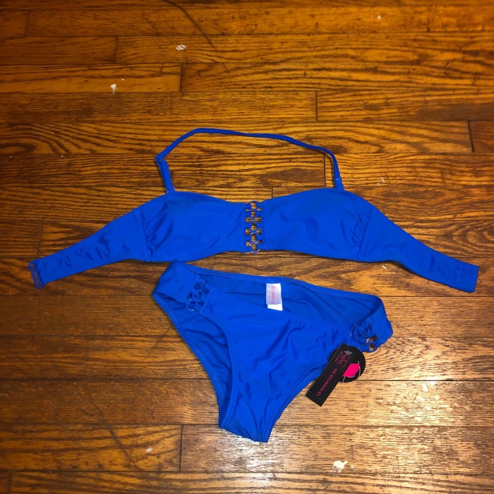 Blue two piece